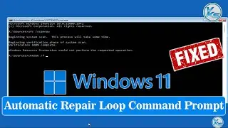 ✅ Windows 11 Automatic Repair Loop Command Prompt