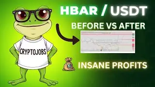 HBARUSDT Before vs After &ndash; Perfect Setup in 2 Days! 🔥 | CryptoJobs |