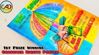 World Consumer Rights Day Drawing / Safety Drawing /Safety Poster Drawing Competition