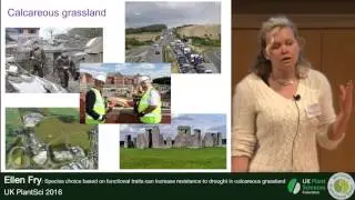 Ellen Fry. Species Choice Can Increase Resistance and Resilience to Drought in Calcareous Grassland