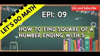 How to find Square of a number ending with 5 in urdu| Tutorial ||Maths|RD