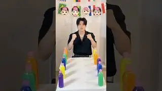 Испытание на IQ🧠 Кто быстрее всех уронит бутылку с водой?
