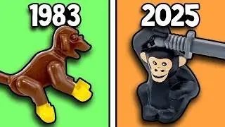 40 a&ntilde;os de animales LEGO...