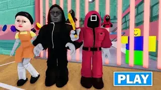 SQUID GAME FAMILY PRISON RUN ESCAPE! Obby roblox Gameplay Walkthrough No Death 4K