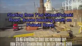 CTA #67 67th/69th/71st Street bus (WB trip) from 67th/Crandon to Ford City Mall 3 (03-19-17)