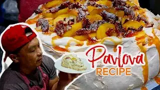 Apple Pecan Maple Syrup PAVLOVA/ AUTUMN PAVLOVA/ Crispy, Chewy & Perfect Fall Dessert