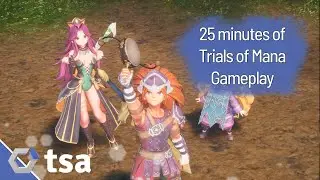 25 minutes of Trials of Mana remake gameplay