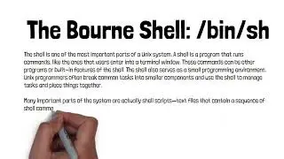 Bourne Shell: /bin/bash Introduction | Linux Command Line | #linux #bouren