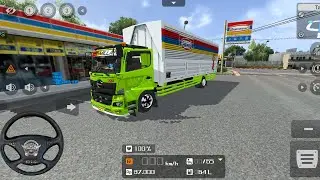WADIDAW PERMAINAN MOBIL TRUK HINO 500 WINGBOX INDOMARET BONGKAR MUAT - GAME BUS SIMULATOR INDONESIA