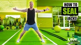 Как делать упражнения SEAL JACKS | Видео с демонстрацией упражнений и руководство