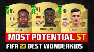 FIFA 23 WONDERKIDS | BEST YOUNG STRIKERS ON CAREER MOD! 😱🔥 | FT. Moukoko, Sesko, Gnonto!