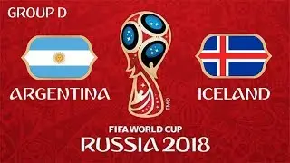 Argentina vs Iceland | 16/06/2018 | 2018 FIFA World Cup Russia | FIFA 18