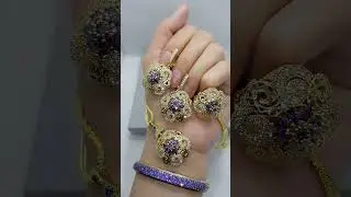 Turkish Handmade Jewelry 925 Sterling Silver Turquoise Stone Women Earring Set | #youtube #ytshorts