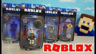 ROBLOX Articulated 4 inch Figures 2020 Series 1 Unboxing - Puppet Steve
