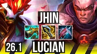 JHIN & Nautilus vs LUCIAN & Alistar (ADC) | 58K damage | EUW Diamond | 26.1