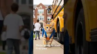 Meow going to school very first time and getting kick out. #meowmoe #meowgical #meowingtons #catboy