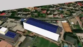 Soaltee Hotel Rooftop and Carport Solar Installation from Ground View