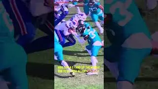 Это был тачдаун Джоша Аллена, пройденный на 2 ярда по центру поля? 🏈🏟️🔥⚡️ #allen #td #football #p...