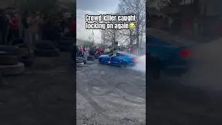 Too close 4 comfort😂 #mustang #crowd #killer #like #funny #aimassist #aimbot #shorts #ford