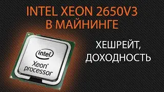 Процессор intel Xeon 2650v3 в майнинге RTM, XMR, DERO, AVN Хешрейты