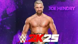 WWE 2K25 Joe Hendry Moveset + AI Settings