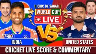 India vs United States of America | IND vs USA | Cricket Live Score & Commentary