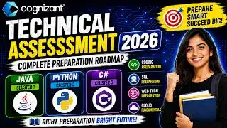 Cognizant Technical Assessment 2026 | Java, Python, C# | Coding, SQL, Web Tech & Cloud