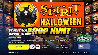 Spooky Prop Hunt at Spirit Halloween l Fortnite Creative 🎃