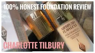 100% HONEST REVIEW CHARLOTTE TILBURY AIRBRUSH FLAWLESS finish foundation in Hindi