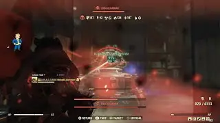 Fallout 76 Peppershaker 2 barrel testing 1st raid boss