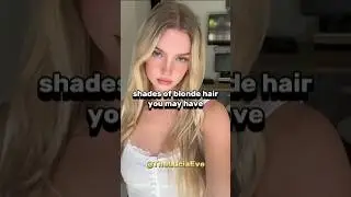 shades of blonde hair you may have #trending #beauty #shorts