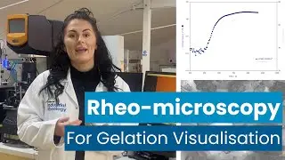 Gelation Visualisation with Rheo-microscopy