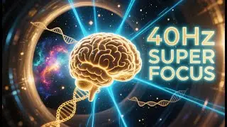 40Hz Binaural Beats for Work | Improve Concentration and Clear Brain Fog Instantly