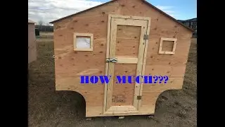 Wood Truck box style Ice Shack