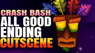 Crash Bash Все Катсцены Хорошие Концовки | Глобальные Субтитры