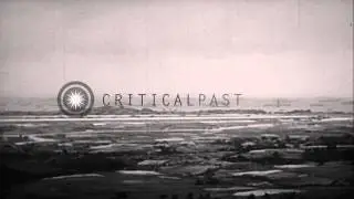 View of Yontan Airfield and a Japanese decoy aircraft in Okinawa. HD Stock Footage