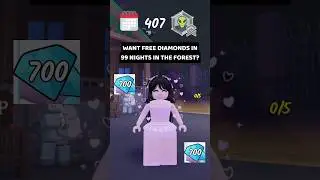 CODE THAT GIVES YOU FREE DIAMONDS IN #99nightintheforest #roblox #robloxshorts #robloxcodes