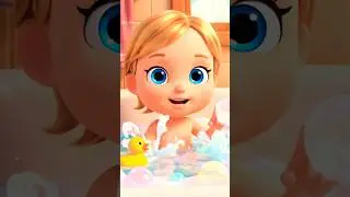 Bubble Float Baby Bath Time Fun 🛁🫧 Baby Bathing video #babybath #viralshort #short