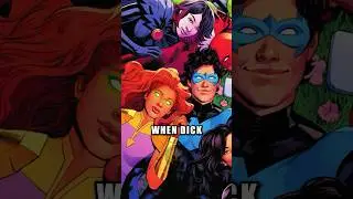 When Dick Grayson Became The Leader of The Titans! #shorts #dc #comics #nightwing