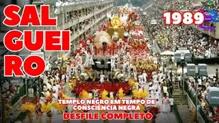SALGUEIRO 1989 | TEMPLO NEGRO EM TEMPO DE... | DESFILE COMPLETO| CARNAVAL RIO DE JANEIRO