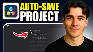 How To Auto-Save And Backup A Project In Davinci Resolve (Tutorial 2026)