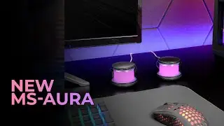 The Sound Revolution: ClearView 360&deg; RGB Bluetooth Speakers MS-AURA | Mars Gaming