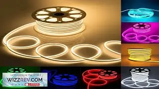 LED Neon Rope Light Strip Waterproof Flexible Home Garden Commercial Sign Decor