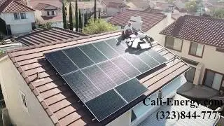 Installation of 16 Silfab 320M SE5000H-US Solar Panels in Porter Ranch, CA