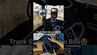 Truck Stuck Due to Bus ETS2 EP-221 | Logitech g29 gameplay #shorts