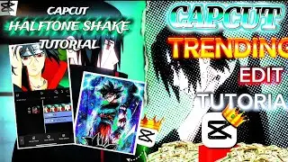 How To Edit Capcut Full Halftone Shake Tutorial (Beginner Friendly) | Anime Edit Step-by-Step #viral