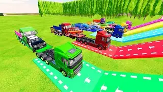 POLICE CARS, FIRE DEPARTMENT, AMBULANCE VEHICLES TRANSPORTING WITH MAN TRUCKS ! FS 22 #16