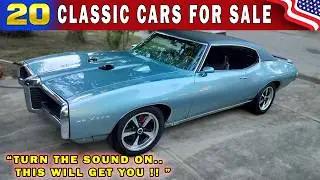 These 20 Classic Cars for Sale Sound Absolutely Unreal🚗💥
