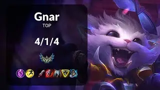 Gnar vs Ornn TOP - KR CHALLENGER Patch 14.21