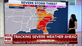 Severe Storm, Damaging Wind Threat From South To Great Lakes Wednesday